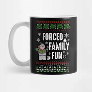 Forced Family Fun Ugly Sweater Mug